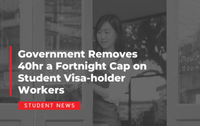 Government removes 40-hour-a-fortnight cap on student visa-holder workers