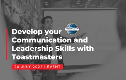 Develop your Communication and Leadership Skills with Toastmasters
