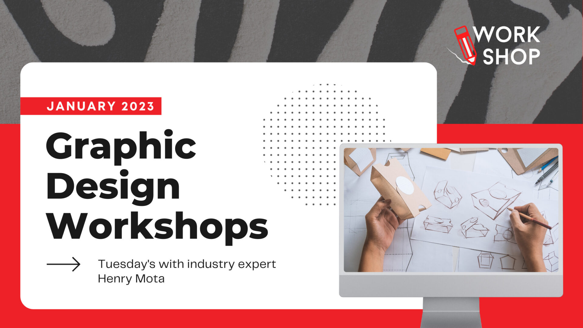 Level-up Your Design Skills with our January Graphic Design Workshops