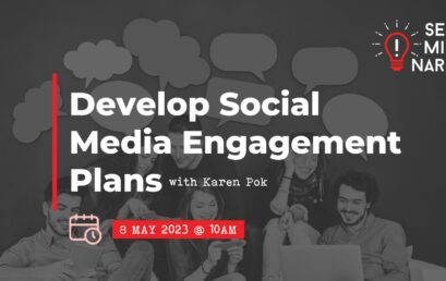 Seminar, May 8: Develop Social Media Engagement Plans