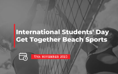 17 November:  International Students Day – Get Together Beach Sports Day