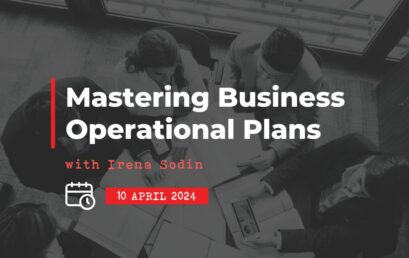 10 April: Mastering Business Operational Plans with Irena Sodin